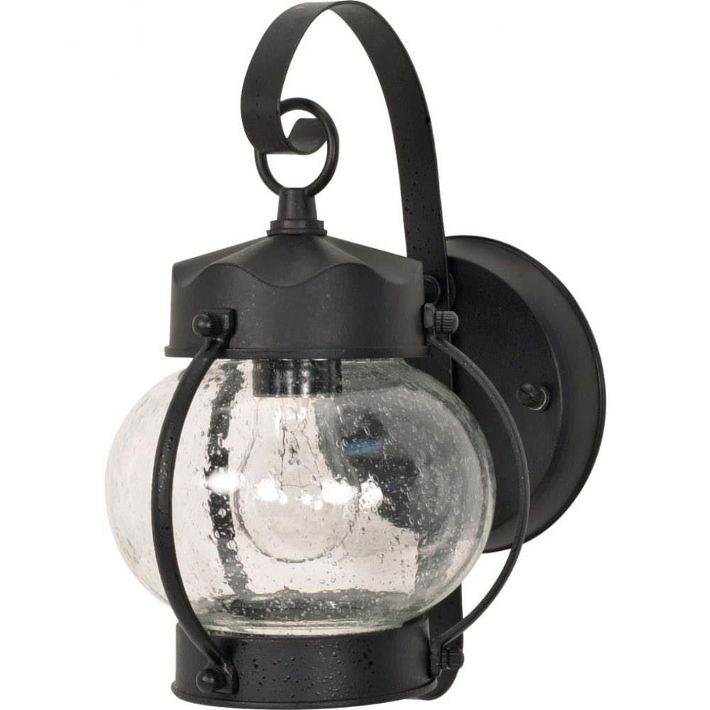 Nuvo Lighting 60/3459 Nautical One Light Outdoor Wall Mount in Black Finish