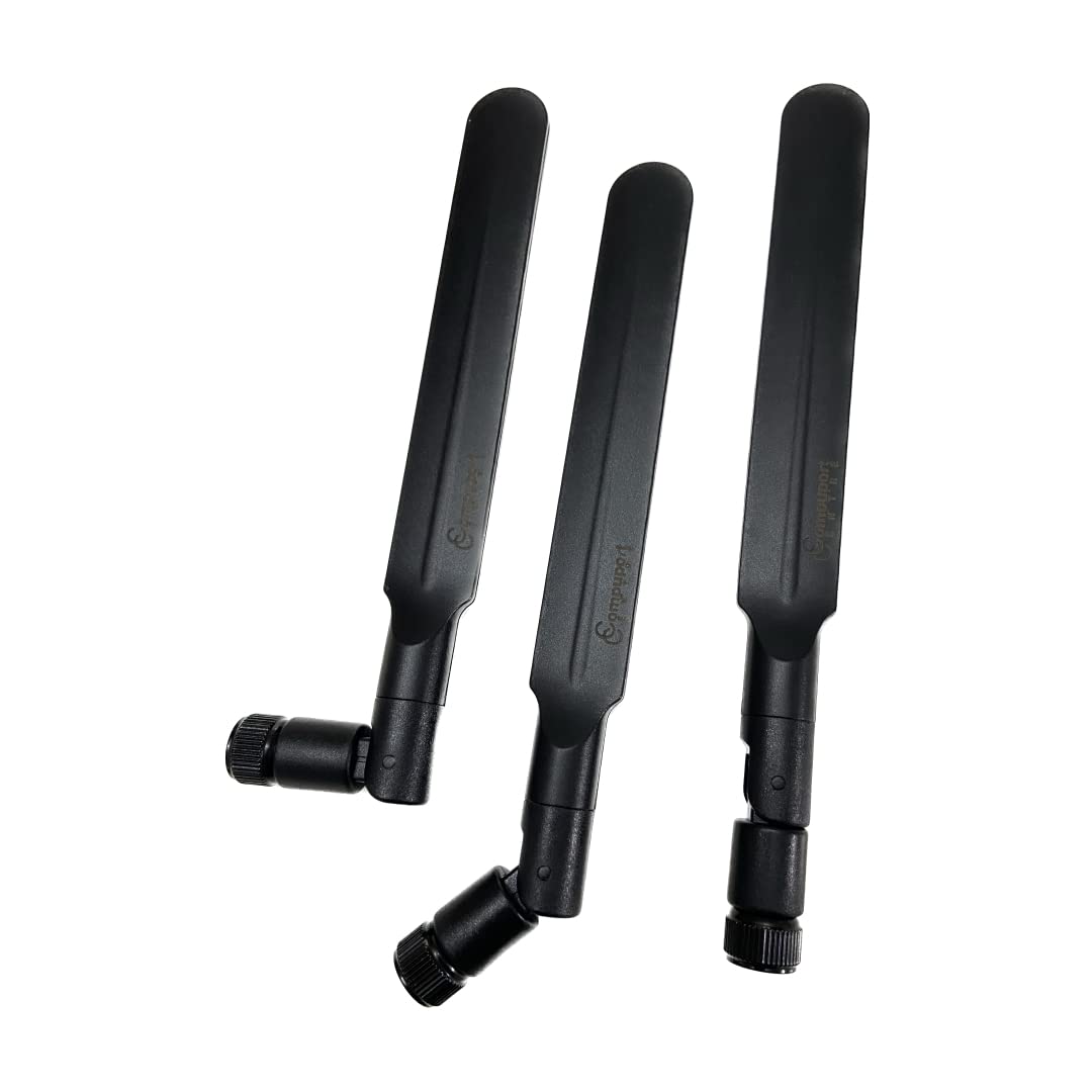 CompuPort Wide Band 5dbi 698-960/1710-3500MHzMhz 5G 4G LTE Omni Directional Whip Antenna with SMA Male Connector Compatible with Microhard, Sierra