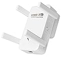 2026 AX3000 WiFi 6 Range Extender - Dual Band (2.4GHz & 5.8GHz), High-Speed WiFi Booster with Gigabit Ethernet Port, Access Point Mode, No App Needed