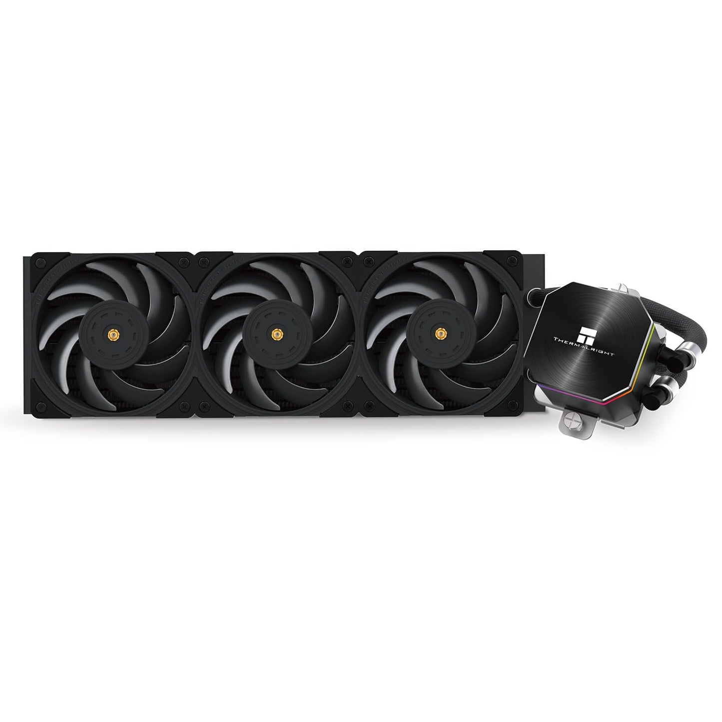 Thermalright Frozen Edge 360 Black AIO Water Cooler,Liquid CPU Cooler, 3×120mm PWM Fans Water Cooling System,2150RPM High Speed Fan,Compatible