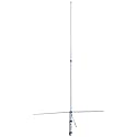 Tram® 200-Watt Dual-Band 2-Section Fiberglass Base Antenna with 50-Ohm UHF SO-239 Connector, 8-Ft. 4-in. Tall (Silver)