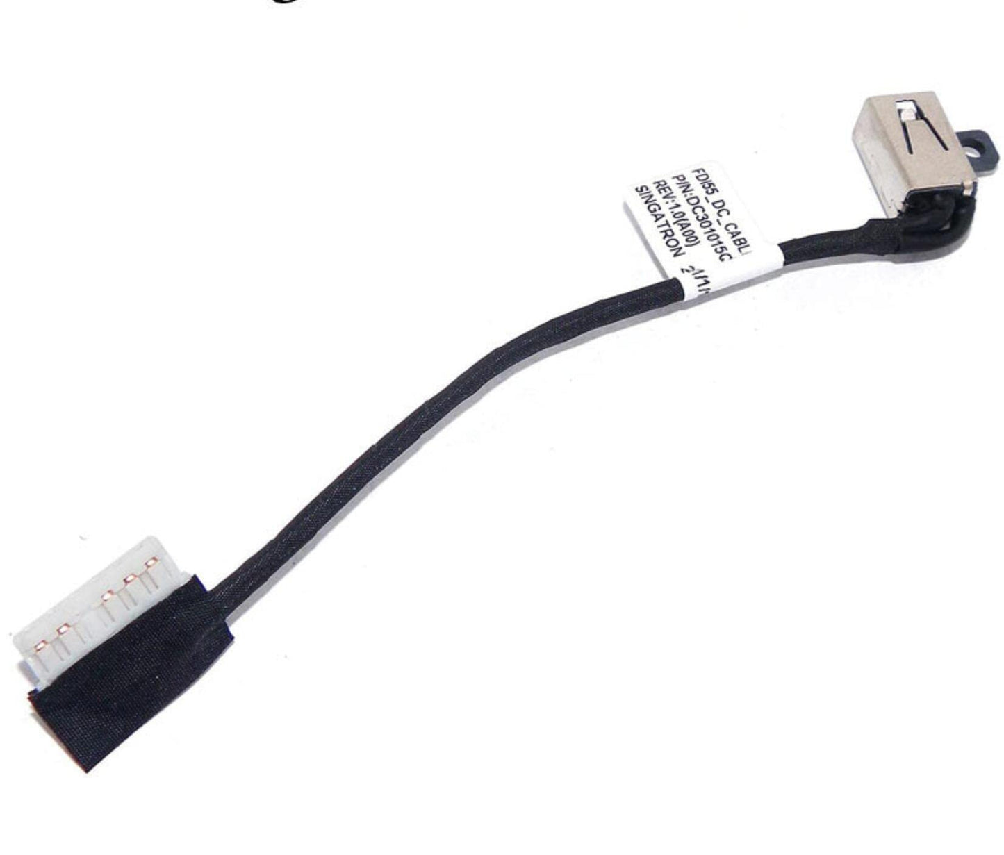 Fleshy Leaf DC Power Jack Harness Cable Compatible with Dell Inspiron 15 3593 5593 14 5493 17 3793 4VP7C 04VP7C Series DC301016G00 DC301015T00