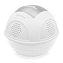 Pyle Portable Waterproof Floating Pool Speaker - Outdoor Wireless Bluetooth Compatible Rechargeable Battery Powered Shower Loud Speaker System - USB