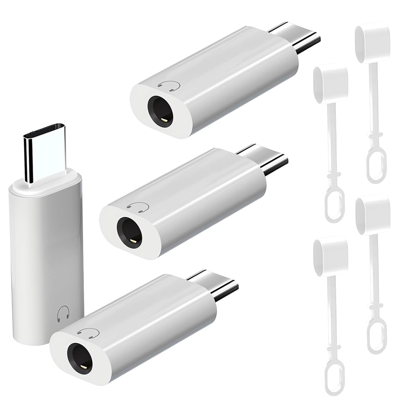 Liaoan USB C to 3.5mm Headphone Jack Adapter, 3.5mm to USB C Adapter, Compatible with Phone17/ 16 Pro Max 15 Pro Max, Galaxy S24 S23 S22, Pixel, Pad