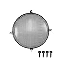 Fielect 2Pcs 15 inch Speaker Grill Cover Car Audio Speaker SubWoofer Grill Speaker Covers Waffle Grill Cover Guard Protector Grille Black