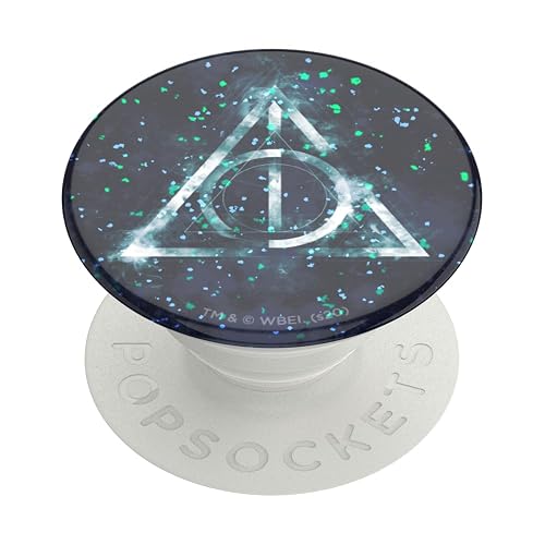 PopSockets Adhesive Phone Grip, Holder, Phone Stand, Harry Potter - Glitter Dealthy Hallows