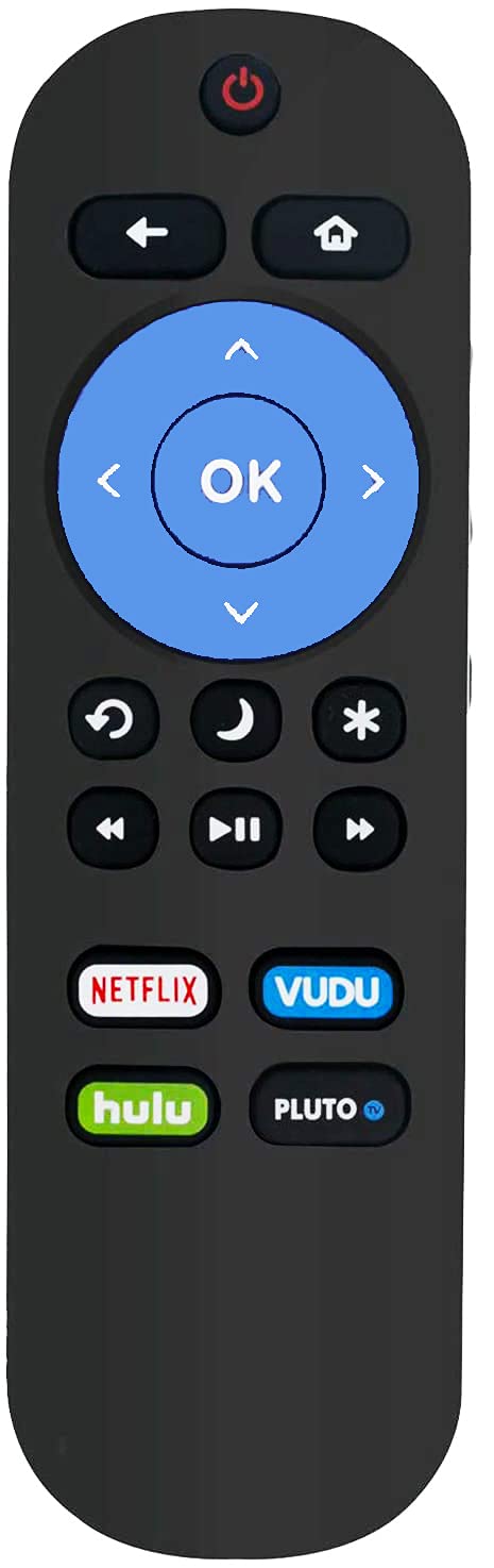 Universal Remote Control fit for All Philips ROKU TVs 32PFL4664 32PFL4763 32PFL4764 40PFL4662 40PFL4763 40PFL4764 40PFL4962 43PFL4662 43PFL4664