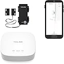 YoLink LoRa Smart Outdoor Contact Sensor & Hub Starter Kit, Gate & Shed Door Sensor, Universal Contact-Closure Sensor, Email/SMS/Push Alerts, 1/4 Mile