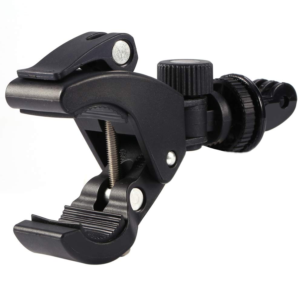 Pomya Camera Bike Motorcycle Mount Holder, 360° Rotatable Bike Bicycle Handlebar Clip On Clamp Mount with 1/4 inch Screw for GoPro Camera