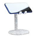 CARCHILE Bling Rhinestone Crystal Phone Stand, Adjustable Cell Phone Stand, Phone Holder for Desk, Desktop Holder, Cradle Compatible with iPhone