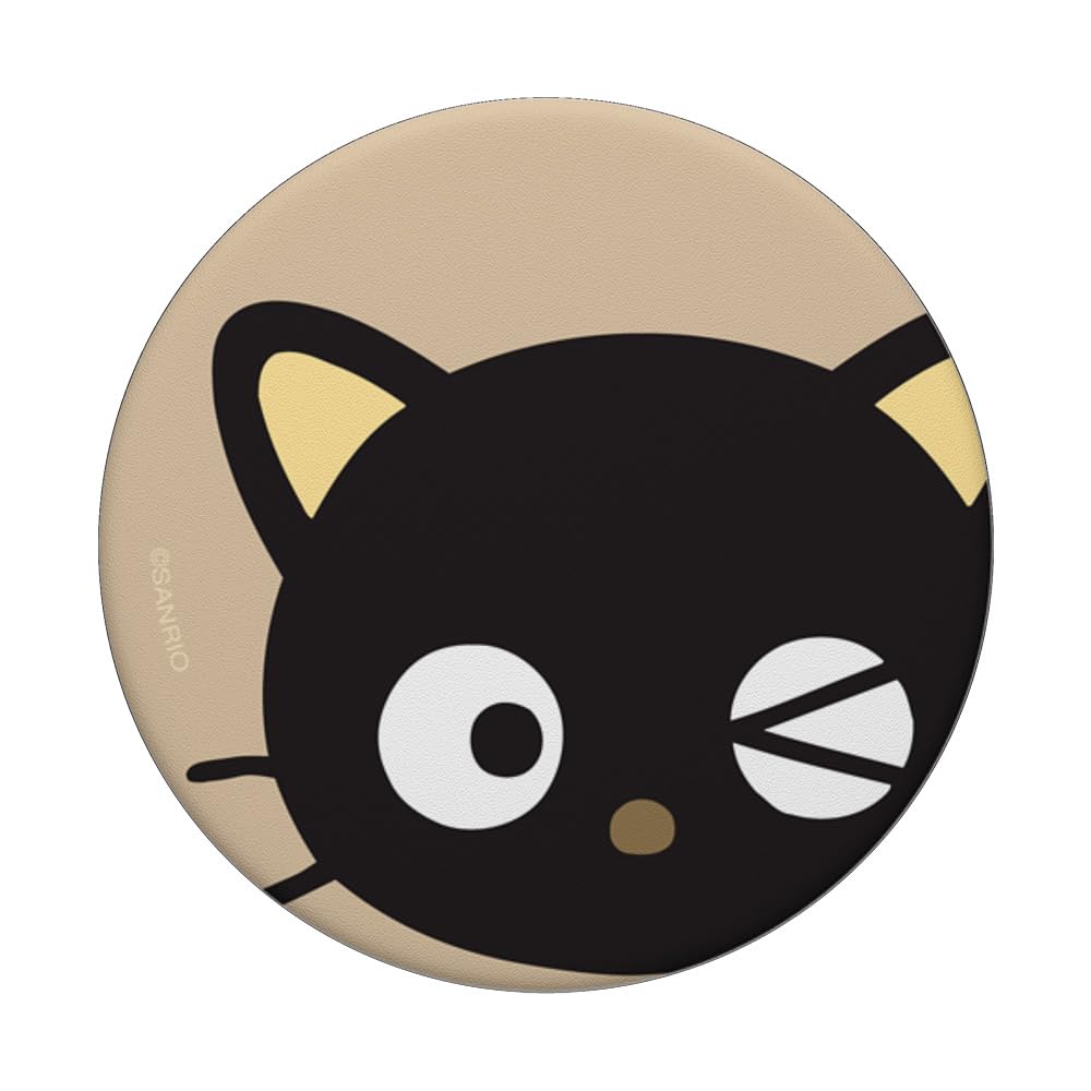 Chococat Winking Face PopSockets Stand for Smartphones and Tablets PopSockets Adhesive PopGrip