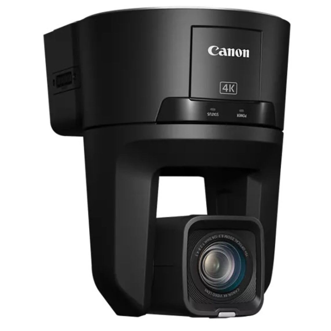 Canon CR-N500 Pro PTZ Camera BK 15x Optical Zoom lens, 1” 4K 30p Dual Pixel AF Sensor, 3G-SDI, HDMI, IP Video Out, NDI|HX2, SRT- Church, Live Events