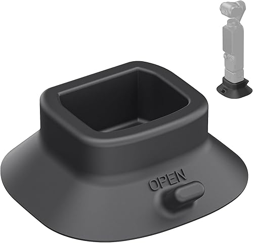 NEEWER Basics AC023 Silicone Holder Base with Suction Cup for Pocket 3, Table Camera Holder ø64 mm Non-Slip Soft Stable, Accessory Compatible with DJI