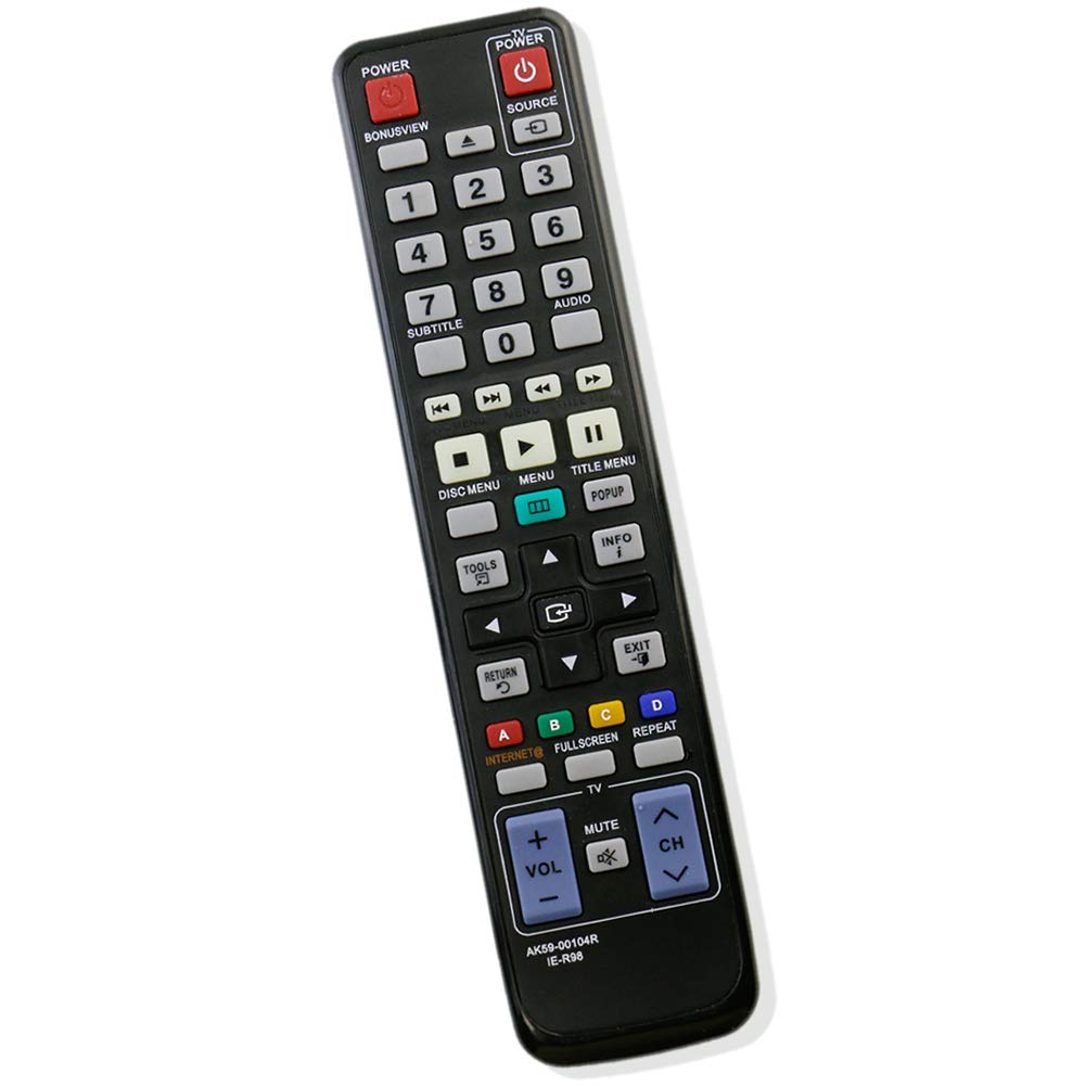 New AK59-00104R Replaced Remote Control fit for Samsung DVD Blu-Ray Player BD- C5500 BD-C7500 BD-C6900 BD-C5300 BD-5500C BD-C5900 BD-C6500 BD-C5500