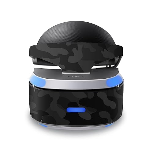 MightySkins Skin Compatible with Sony Playstation VR wrap Cover Sticker Skins Black Camo