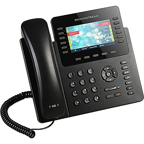 Grandstream GXP2170 IP Phone | 12 Lines, 6 SIP Accounts | 4.3-Inch Color Display | Dual-Port Gigabit Ethernet with Integrated PoE