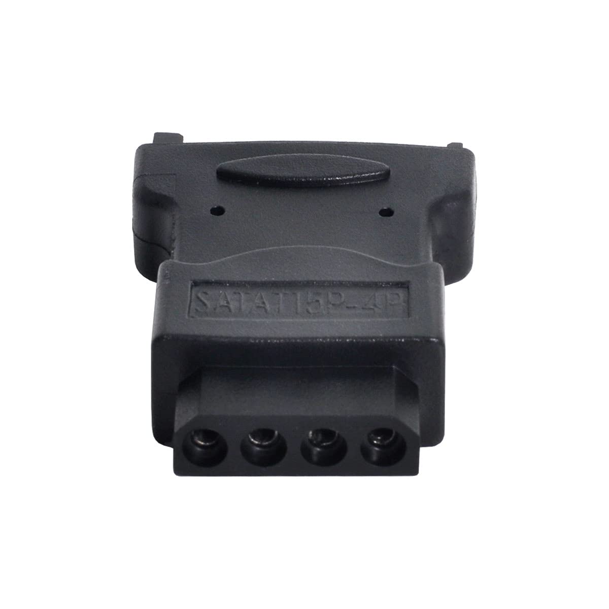cablecc 15Pin SATA Male Power Cable to Molex 4-pin IDE Hard Disk Drive Power Adapter