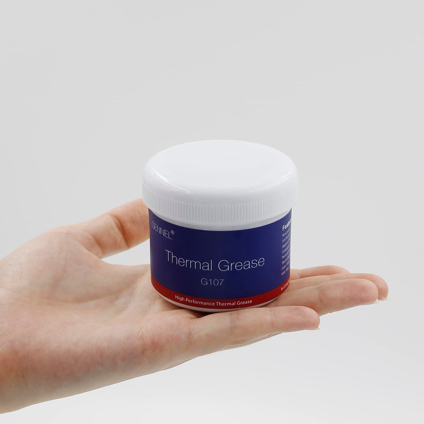 GENNEL G107 100Grams Silver Thermal Paste, Premium Performance Thermal Conductive Compound Grease, Heatsink Paste for CPU GPU LED IC PS4 PS5 Xbox