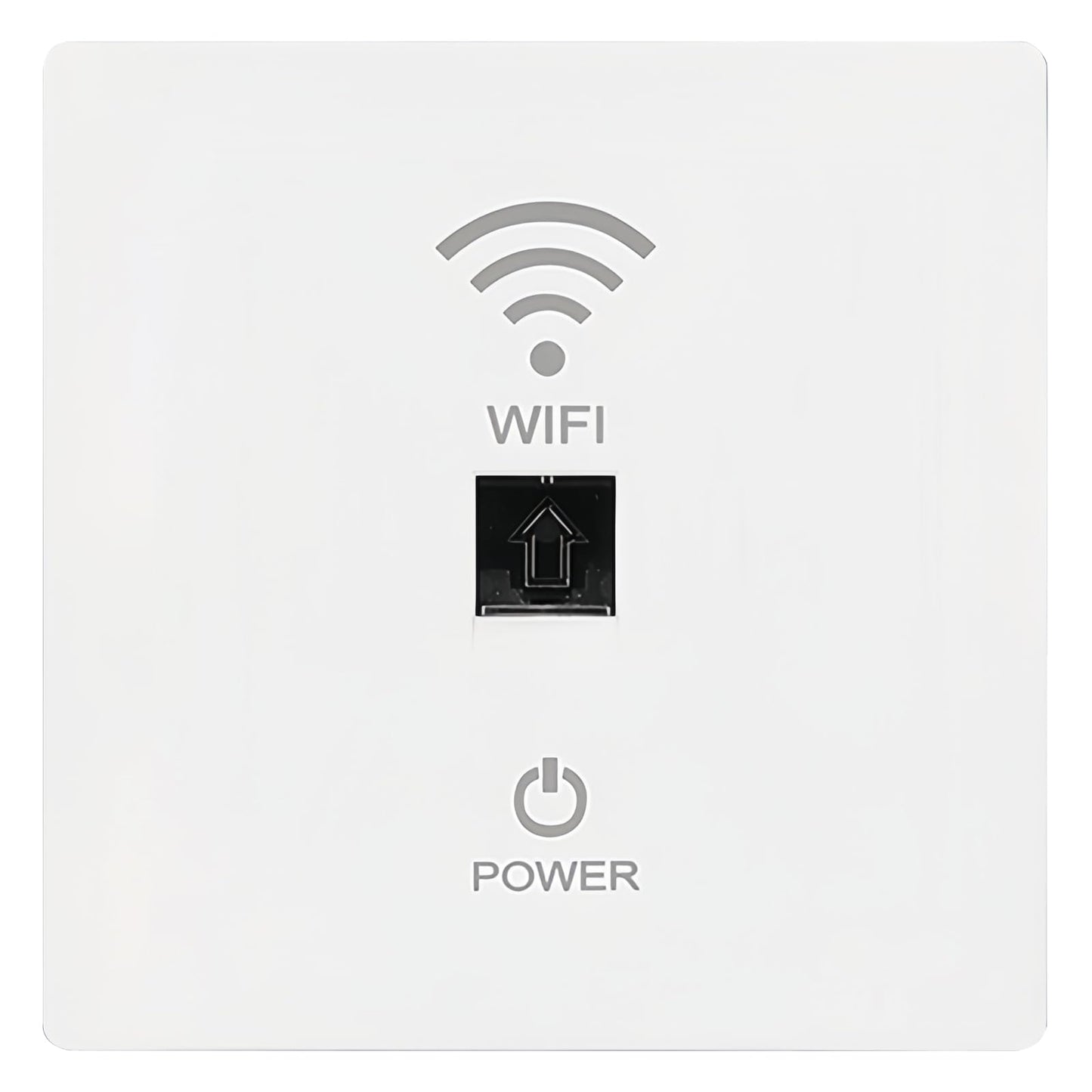 1000Mbps, White, Wall Mount WiFi Router, Wireless Access Point