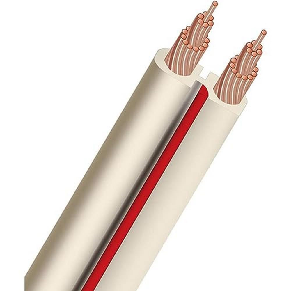 AudioQuest X-2 Bulk Speaker Cable 50' (9.14m) Spool - White Jacket 14 AWG