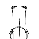 3.5mm Sports in-Ear Swimming Earphone Waterproof Music Headphone for Phone MP3 Player Wired Sports Headsets (Black)