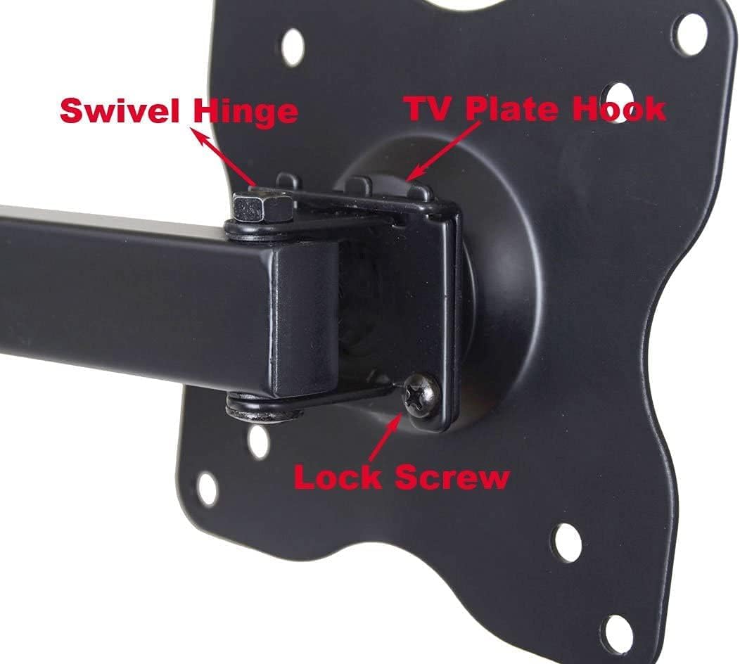 VideoSecu Articulating Arm TV Wall Mount Bracket for Most 19" to 39" Monitors and TVs ML12B