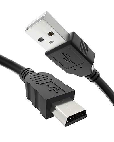 Mini USB Cable Compatible with Ti-84 Plus CE Charger 480 Mbps Mini B to USB for Texas Instruments Ti 84 Plus/C Silver Edition,Ti-Nspire CX/CAS,Ti-89
