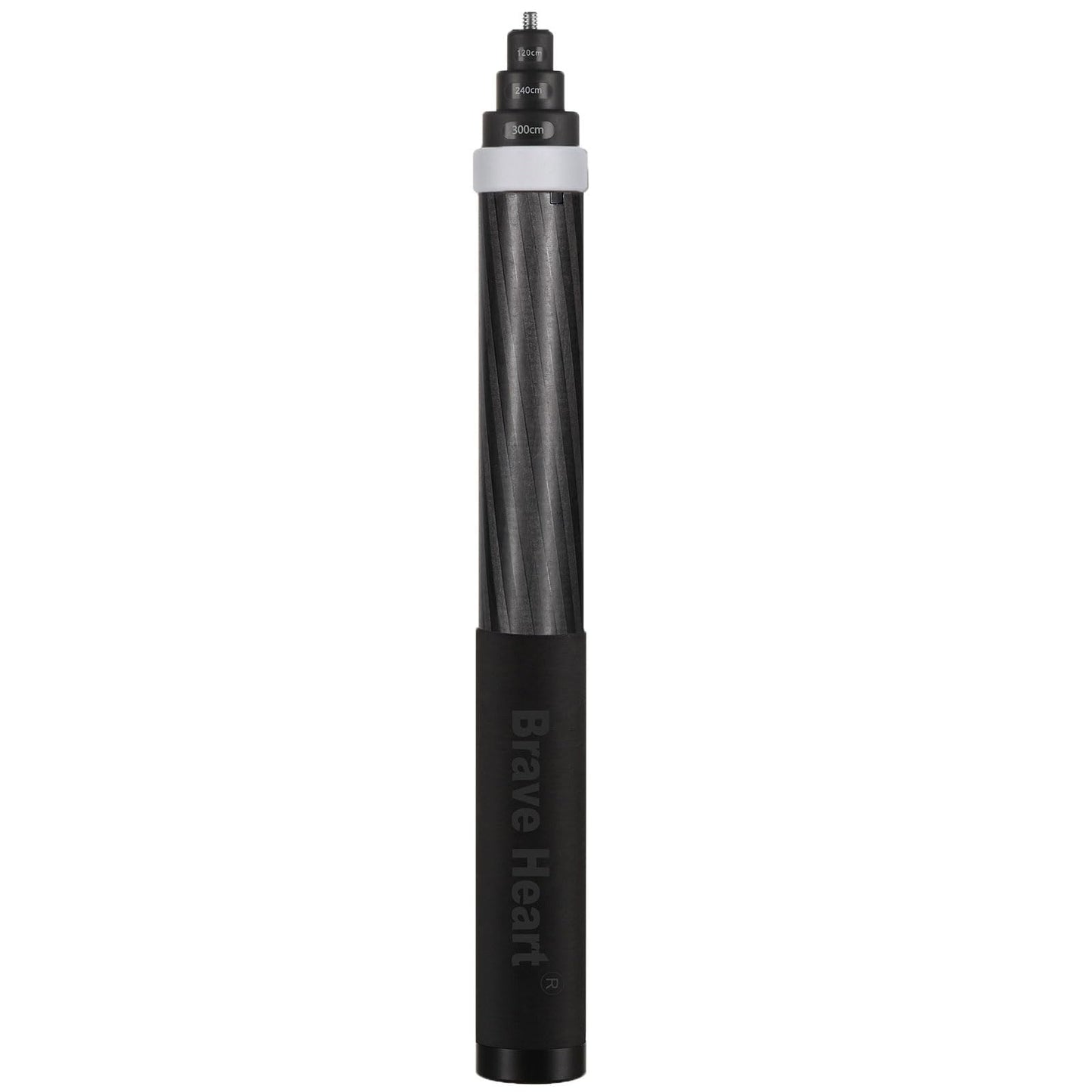 Brave Heart 36cm to 3m Super Long entended Edition Invisible Carbon Fiber Selfie Stick for insta360 X5 X4 Insta 360 X5 x4 x3 x2 x ONE R RS for DJI
