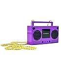 Bumpboxx MicroBoom Wearable Necklace Bluetooth Speaker Boombox | Bluetooth Portable Speaker | Includes 24” Chain & Rechargeable LI-ION Battery | Add