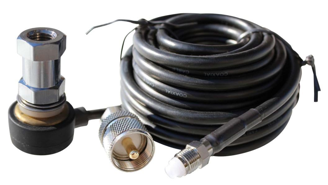 Procomm 18' TERMINATOR COAX W/ NIP CONNECTOR & LOOSE NIP13