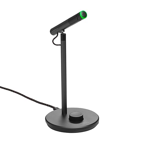 JBL Quantum Stream Talk - Single Condenser Microphone for Perfect Streaming, Recording and Gaming, One-Press Mute Button, Easy-to-Adjust Control knob