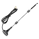 2.4/5GHZ Omnidirectional Router for Router Network Card Antenna Dual Band SMA Inner Hole Female 12DBi High Gain Antenna