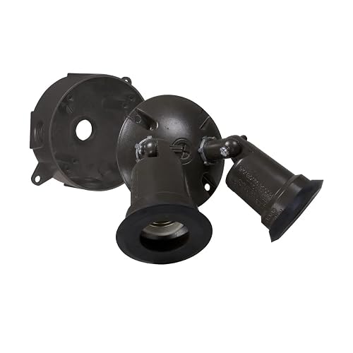 Hubbell LT233Z Bell Traditional Outdoor Flood Light Kit, Bronze