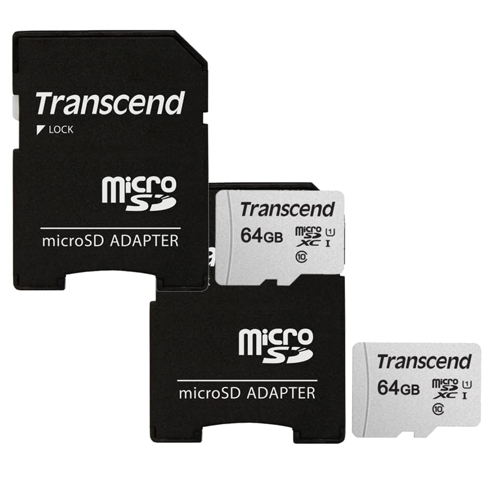 2 x 64 GB microSDHC Memory Card, Compatible with, Garmin VIRB XE Camcorder Memory Card 2 x 64GB microSDHC Memory Card with SD Adapter (2 Pack)