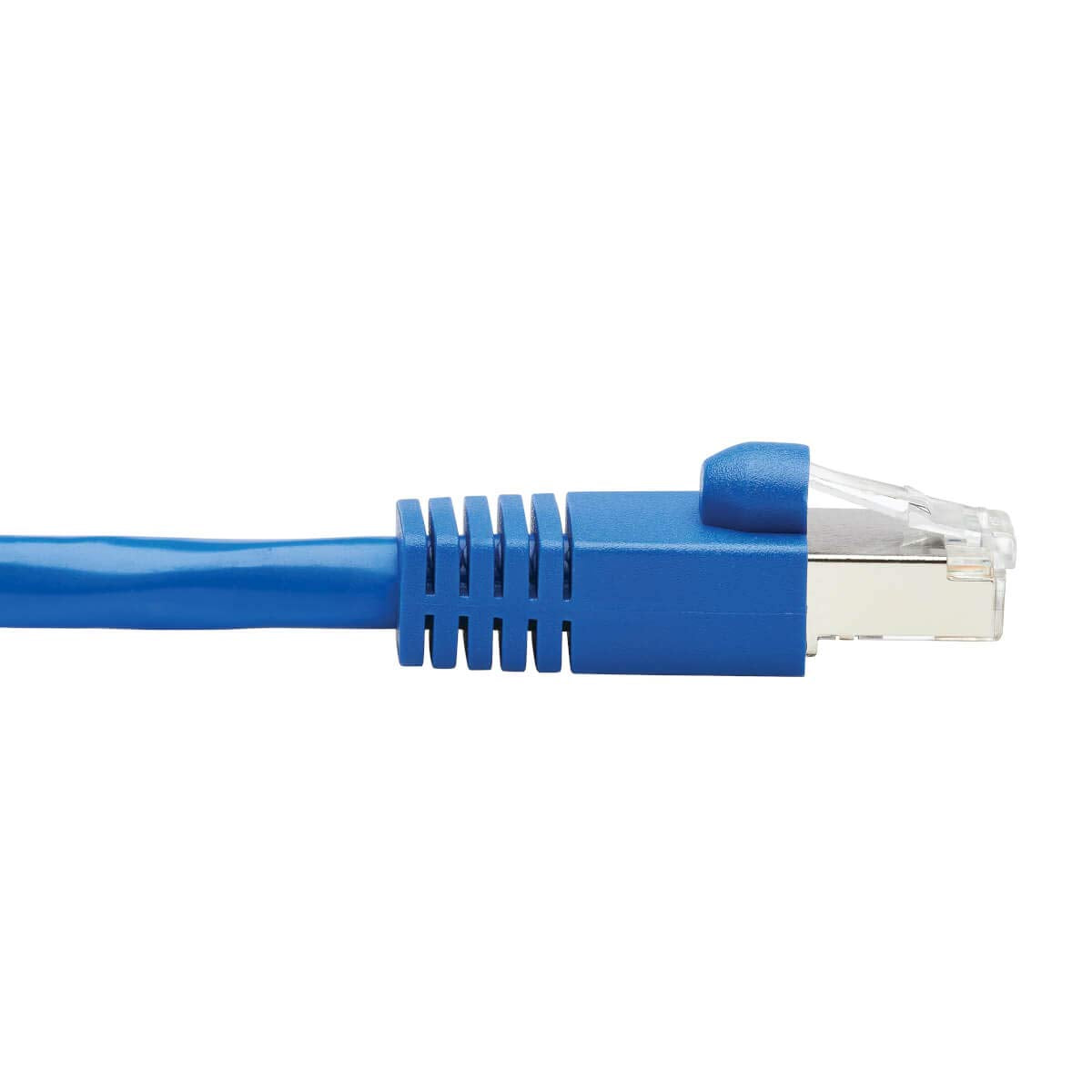 TRIPP LITE Cat6a 10G Ethernet Cable, PoE, CMR-LP, Snagless F/UTP Network Patch Cable (RJ45 M/M), Blue, 6 ft. (N261P-006-BL)