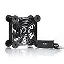 SCCCF Quiet 80mm USB Fan, 5V USB Portable Cooling Fan for Flat Panel Xbox DVR PlayStation Router TV Receiver Computer Cabinet Cooler