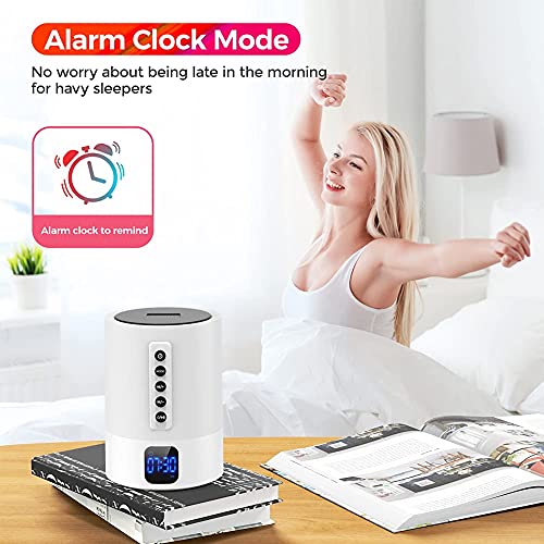 Night Lights Bluetooth Speaker, Hompot Touch Sensor LED Bedside Lamp + Dimmable Warm Light & Color Changing, Bedroom Alarm Clock, MP3 Music Player