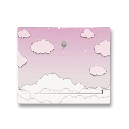 MightySkins Skin Compatible with Alienware X14 R2 (2023) Full Wrap Kit - Baby Clouds | Protective, Durable, and Unique Vinyl Decal wrap Cover | Easy…