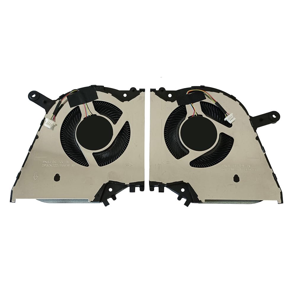 (1 Pair) New CPU GPU Cooling Fan Intended for ASUS ProArt Studiobook 16 OLED H5600 W5600 H5600Q H5600QE H5600QM H5600QR Series Laptop DC12V