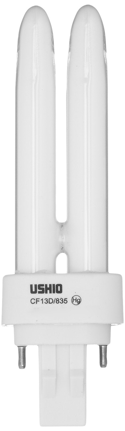 Ushio BC8846 3000053 - CF13D/835-13W - 2 Pin GX23-2 Base - 3500K - CFL Bulb