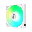 Tryx 120mm Case Fan 1pc Computer ARGB PC Quiet Fan Cooler, Upgraded Pogo-Pin Connection with Magnetic Cable?ARGB Gen2 LEDs?New Version ROTA SL?White