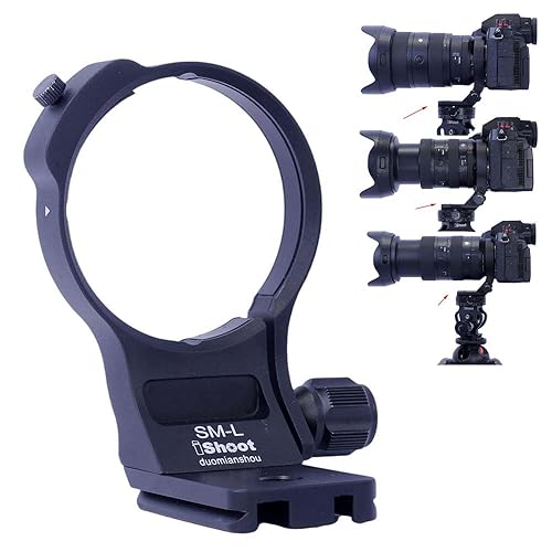 iShoot Lens Collar Tripod Mount Ring Compatible with Sigma 28-45mm F1.8 DG DN Art, 28-105mm F2.8 DG DN Art & 24-70mm F2.8 DG DN II Art L-Mount, Quick