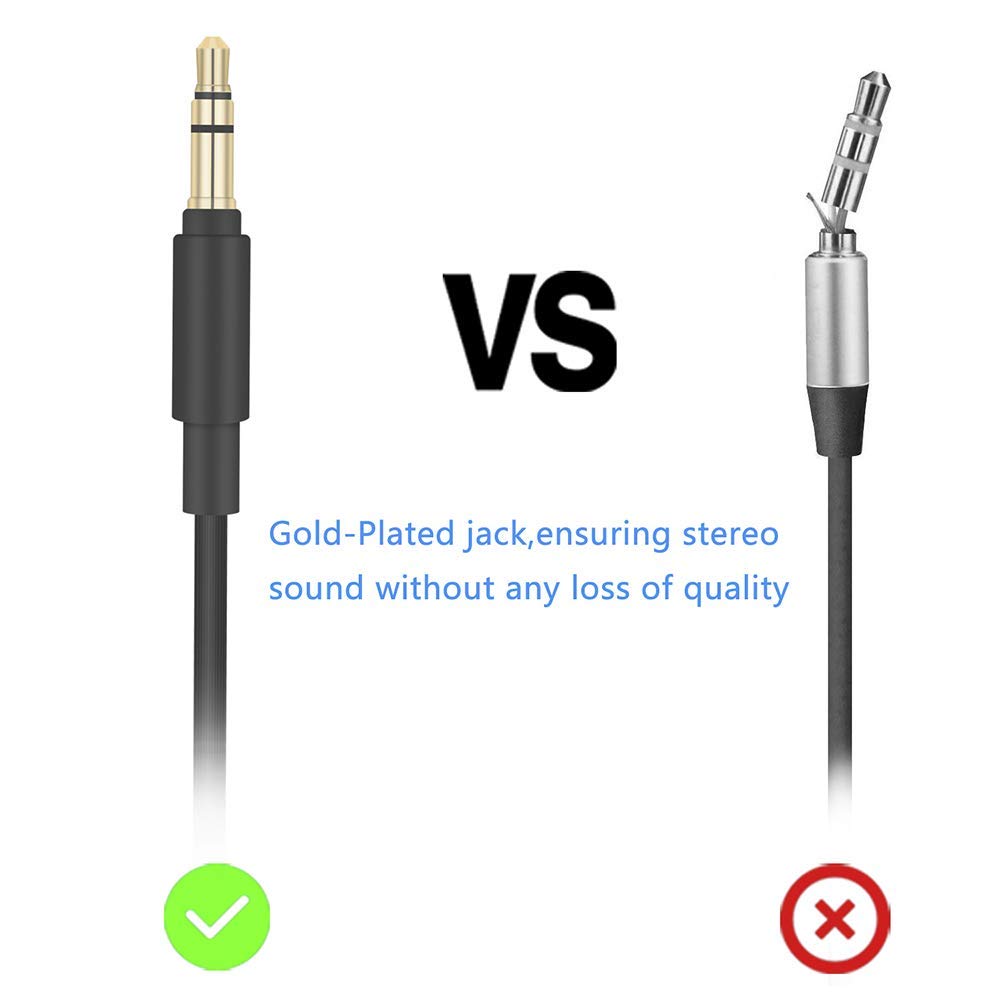 Alitutumao Replacement Headphone Audio Cable Cord Wire Compatible with MDR-10R MDR-100ABN MDR-1A MDR-XB950B1 MDR-1000X MDR-1ADAC WH-1000XM2…