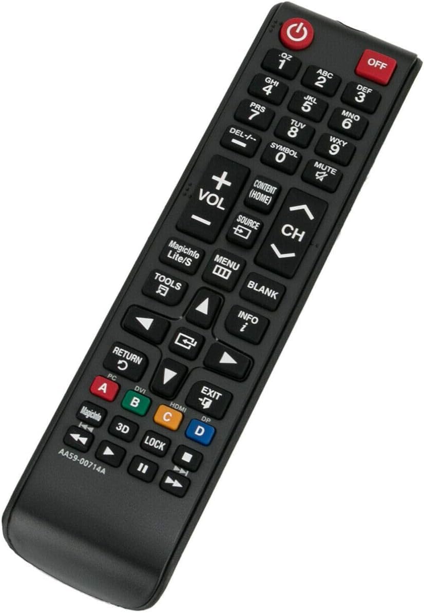 AA59-00714A for Samsung TV Remote Replacement Samsung Monitor Display ME40C ME46C ME55C ME75C ME95C PE40C PE46C PE55C UD46C UD55C UD55D UE46C UE55C