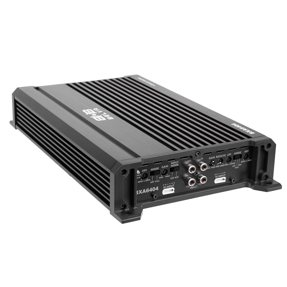 Belva BXA6404 640W Peak BX-Series 2-Ohm Stable Class-A/B 4-Channel