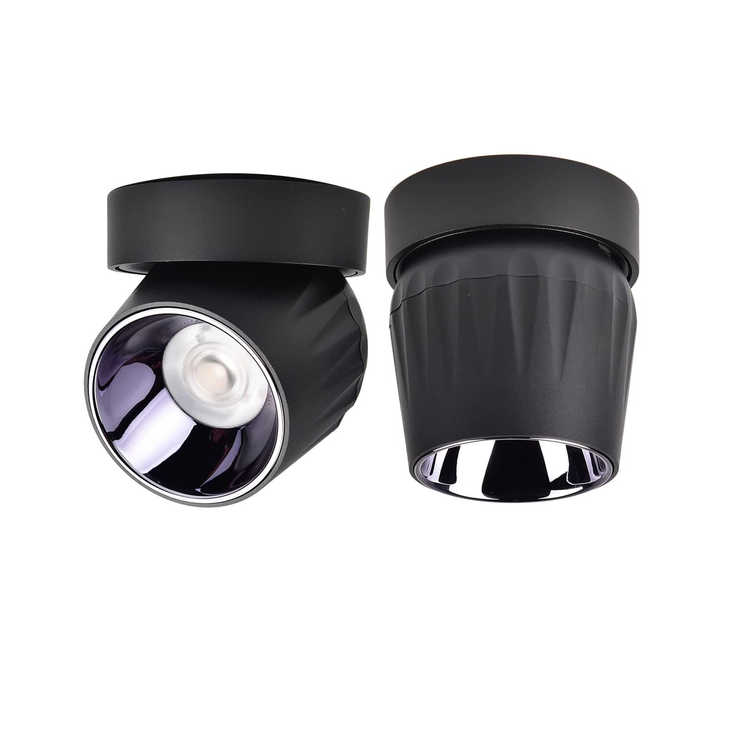 Vrnzau LED Ceiling Spotlight 12W - Directional Spot Light 360° Rotate / 3000K / Warm White/Wall Lamp Ceiling Spotlight for Hallway Gallery Display