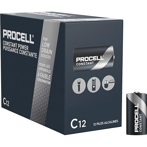 BATTERY ALKALINE C 12PK