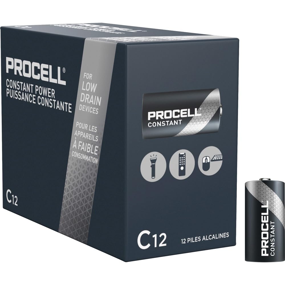 BATTERY ALKALINE C 12PK