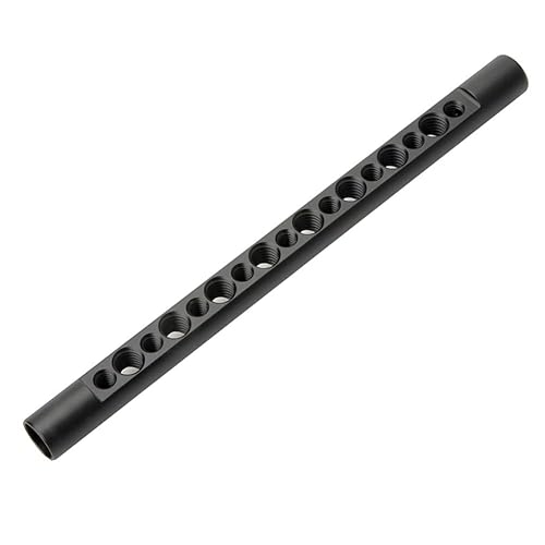 NICEYRIG 7.7 Inch 15mm Cheese Rod with 1/4 3/8 Locating Holes for DSLR Camera Cage Rig System - 074