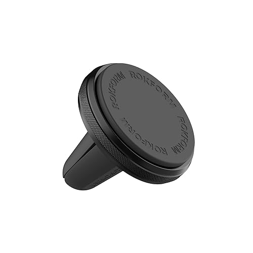 Rokform - Magnetic Air Vent Mount, Super Grip Car Truck & Van Vent Clip, Aluminum Cell Phone Holder, Removable Vent Magnet Mount, Specially Designed